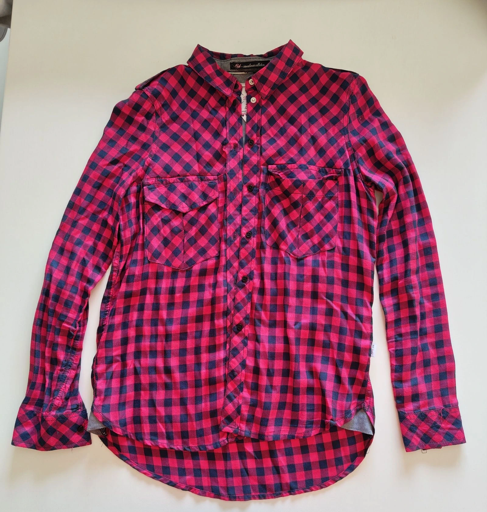 Camisa xadrez Bershka